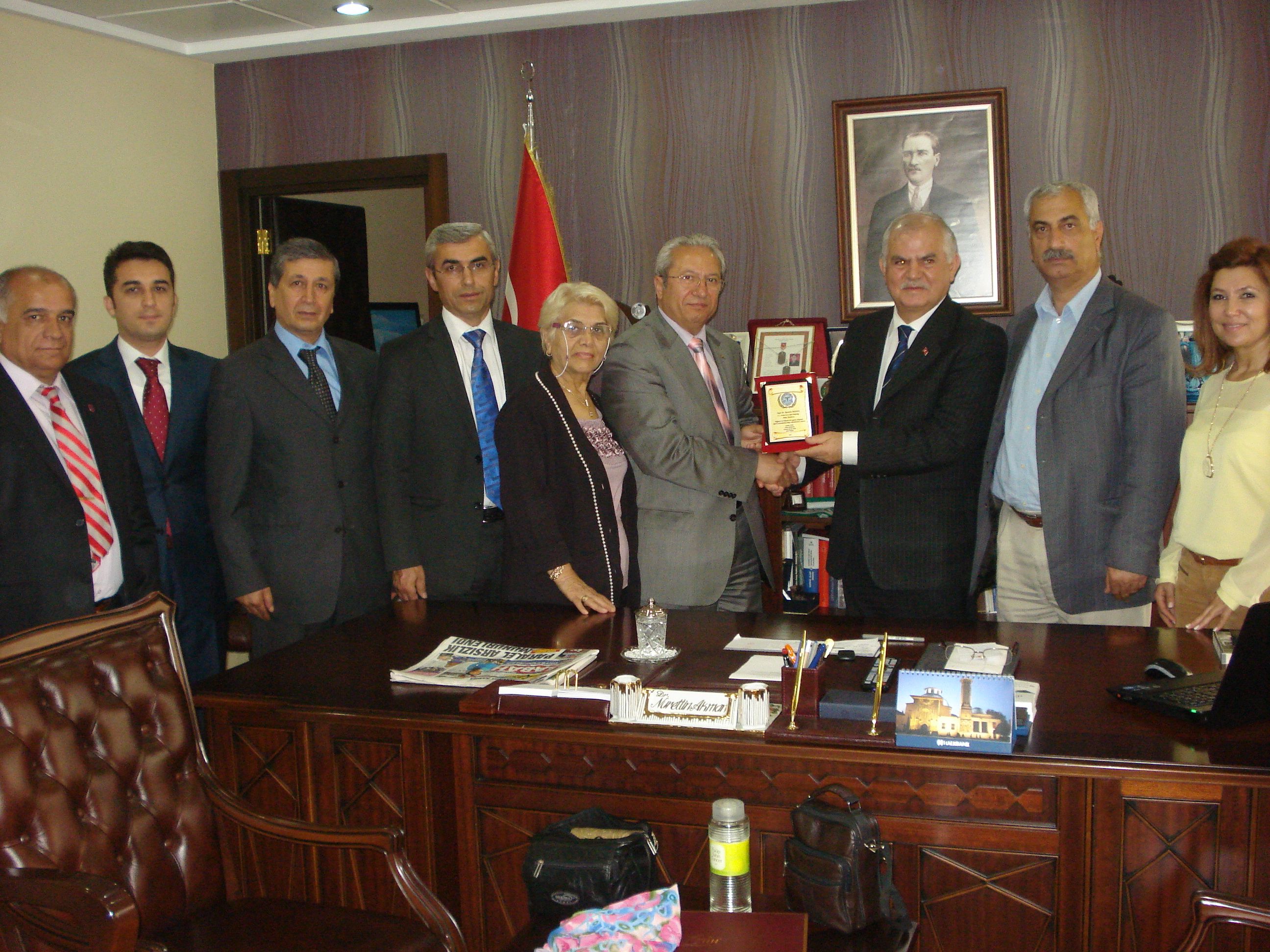 BAKAN YARD. DR. NURETTİN AKMAN'A ZİYARET