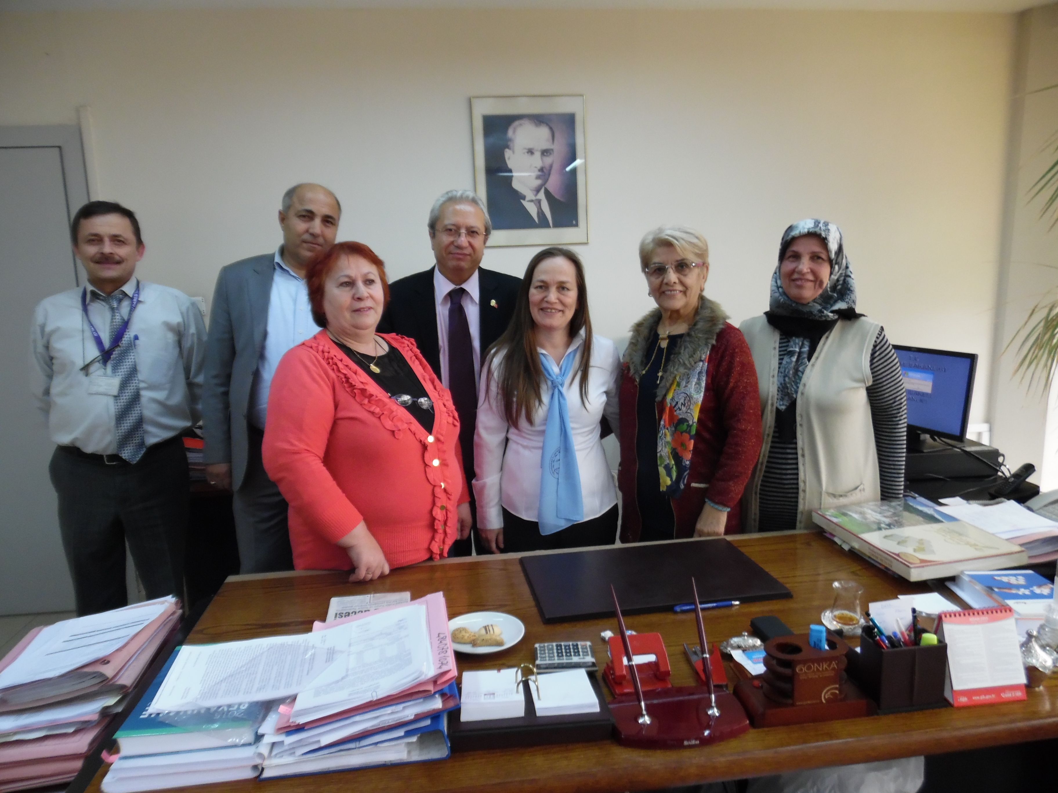 OSTİM VERGİ DAİRESİ MÜDÜRÜ NURAN SARIAYDIN’ NEZAKET ZİYARETİ